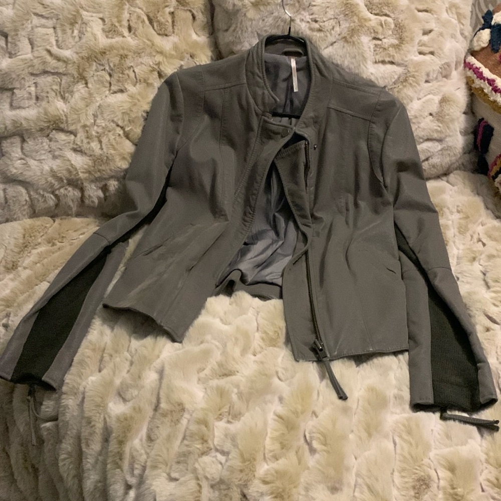 Free People grey jacket size 6 excellent condition